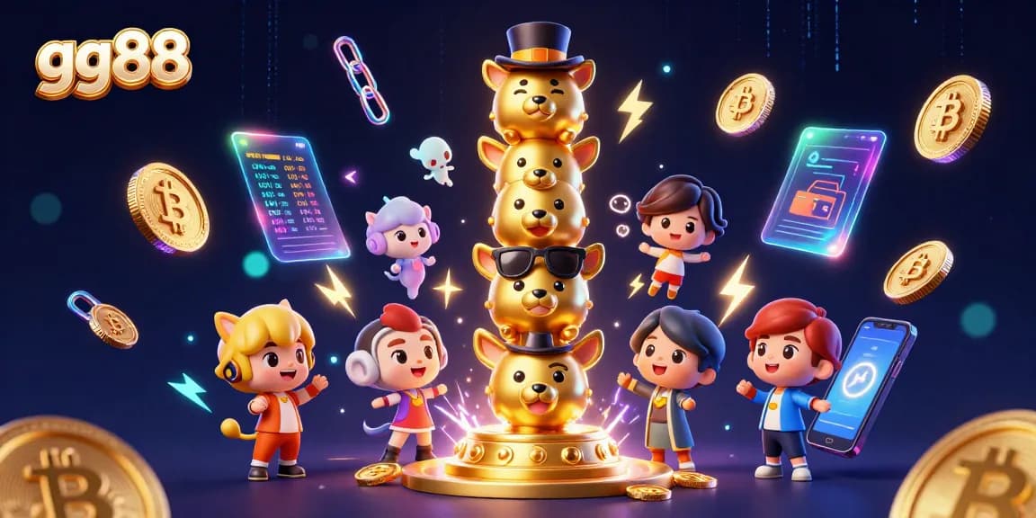 Experience the thrill of gg88's casino adventure with dynamic characters and vibrant gaming elements.