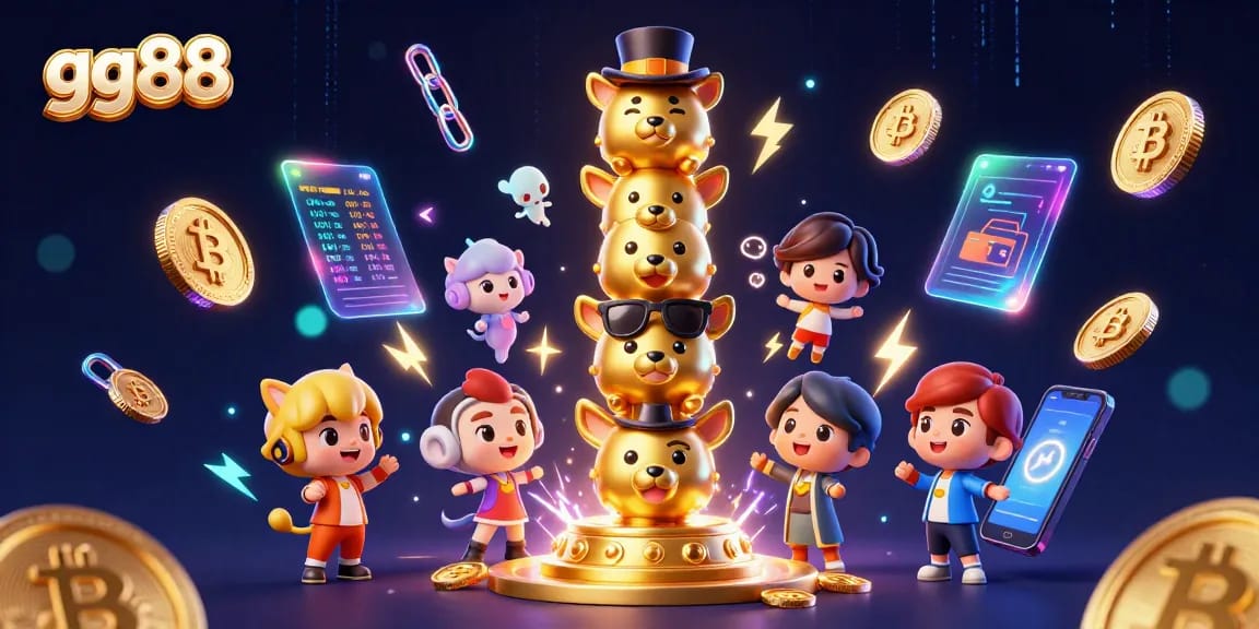 Experience the thrill of gg88's casino adventure with dynamic characters and vibrant gaming elements.