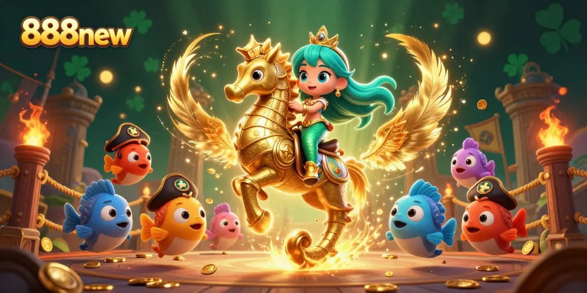 Experience thrilling gaming adventures with 888new's captivating casino atmosphere featuring vibrant characters and dynamic action.