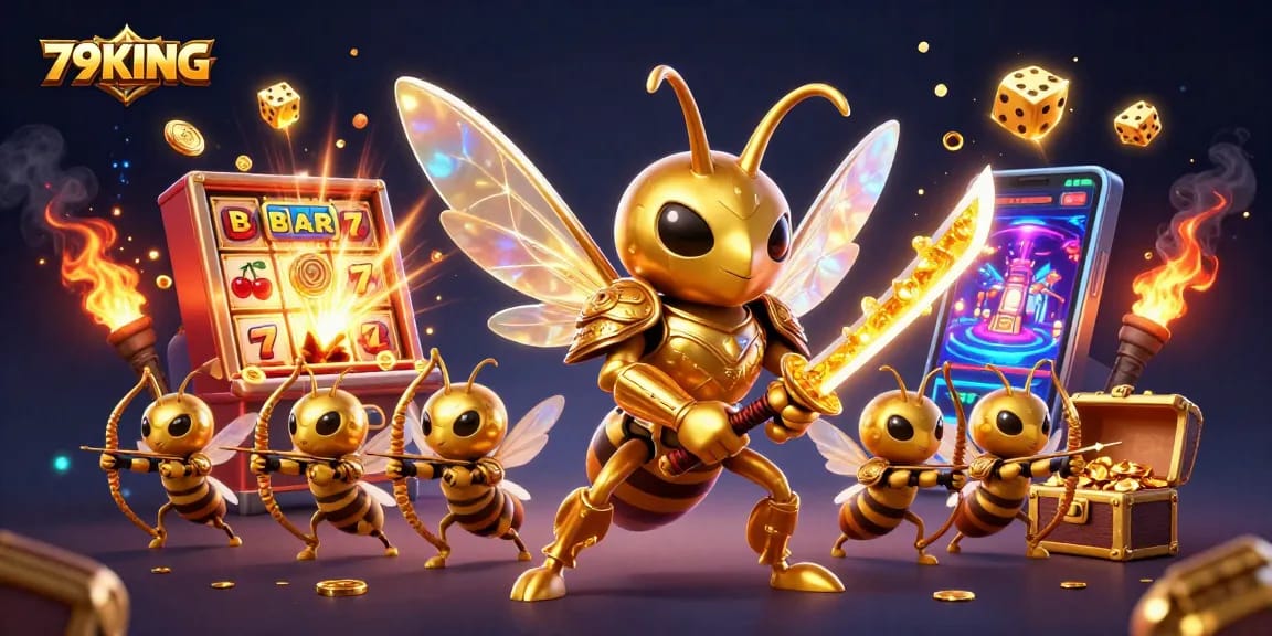 Enjoy thrilling gameplay at 79KING Casino with vibrant characters and dynamic slot machines.