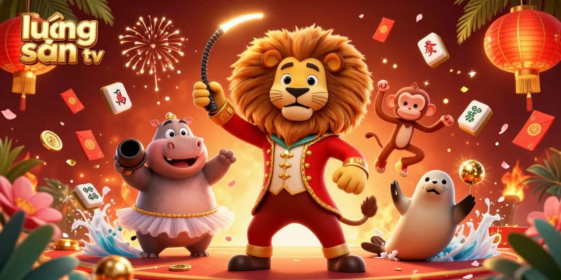 Experience the excitement of lương sơn tv with vibrant characters and casino elements in a dynamic 3D scene.