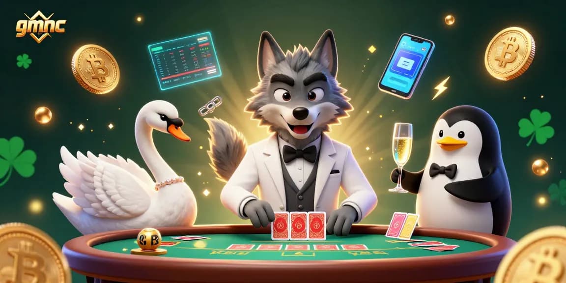 Join the gmnc team of experts at a baccarat table, sharing insights on digital currencies.