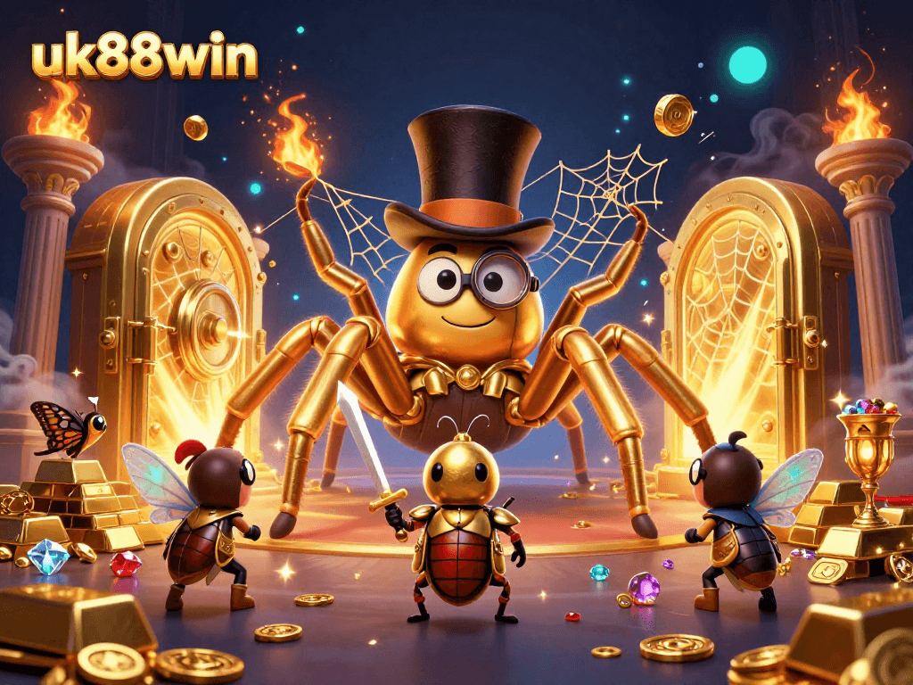 Experience thrilling wins at uk88win where a golden tarantula weaves riches and adventure!