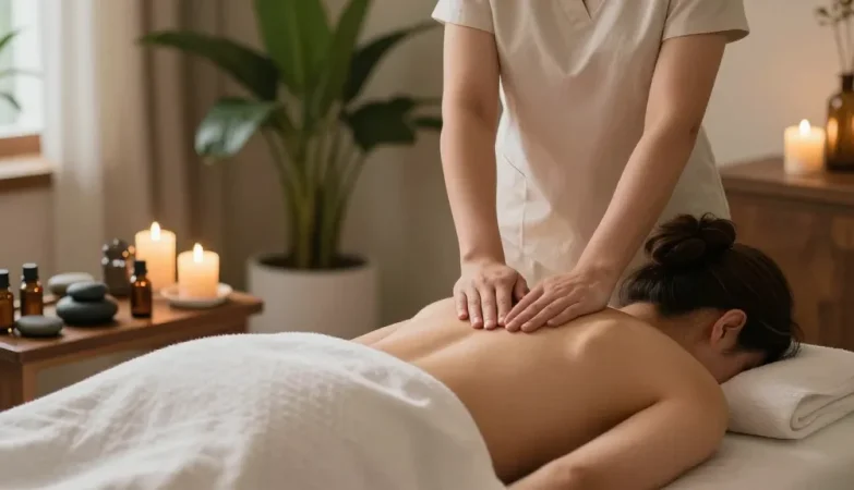Experience premium 영등포출장안마 service in a serene home environment with expert massage preparations.